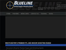 Tablet Screenshot of bluelinetactical.com